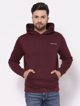 Red Tape - Mens Maroon Hoodies