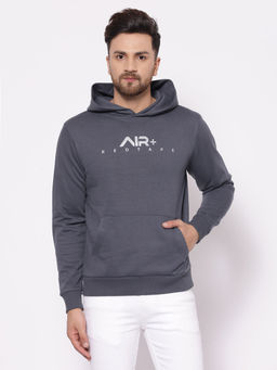 Red Tape - Mens Space Grey Hoodies