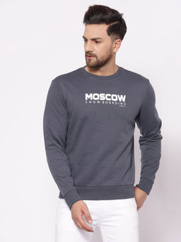 Red Tape - Mens Space Grey Sweatshirt