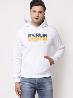 Red Tape - Mens White Hoodies