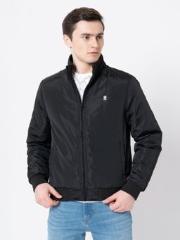 Red Tape - Mens Black Solid Jacket