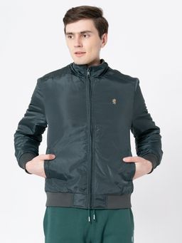 Red Tape - Mens Dark Green Solid Jacket