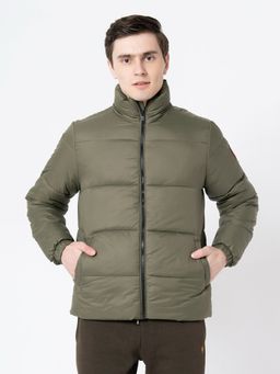 Red Tape - Mens Olive Solid Jacket