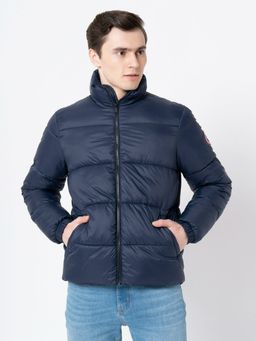 Red Tape - Mens Navy Solid Jacket