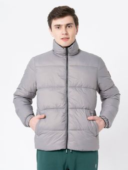 Red Tape - Mens Slate Grey Solid Jacket