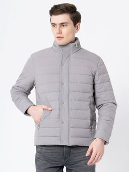 Red Tape - Mens Slate Grey Solid Jacket