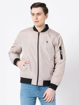 Red Tape - Mens Beige Solid Jacket