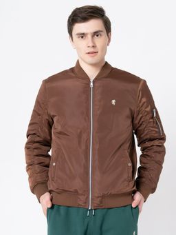 Red Tape - Mens Dark Brown Solid Jacket