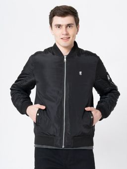 Red Tape - Mens Black Solid Jacket