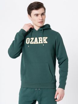 Red Tape - Men Green Graphic Print Hoodie
