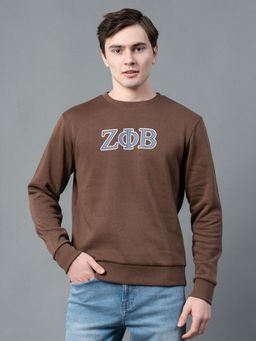 Red Tape - Men Dark Brown Graphic Print Sweatshirt