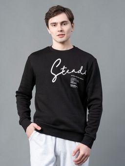 Red Tape - Men Black Graphic Print Sweatshirt