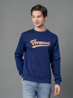 Red Tape - Men Airforce Blue Graphic Print Sweatshirt