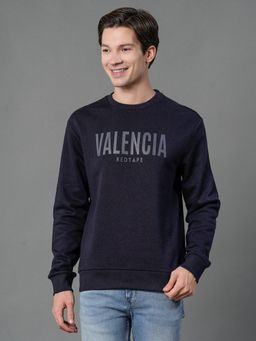 Red Tape - Men Navy Blue Graphic Print Sweatshirt