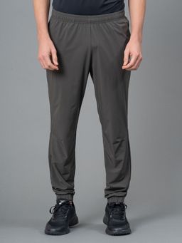 Red Tape - Deep Olive Solid Nylon Spandax Men's Activewear Jogger