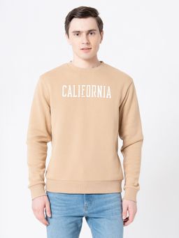 Red Tape - Sand Graphic Print Cotton Poly Fleece Men's Sweatshirt