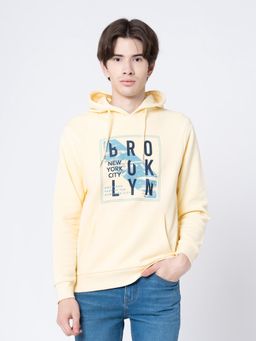 Red Tape - Lemon Graphic Print Cotton Poly Fleece Men's Hoodie