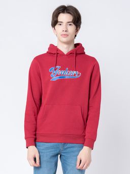 Red Tape - Cherry Graphic Print Cotton Poly Fleece Men's Hoodie