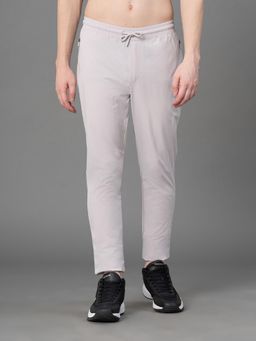 Red Tape - Light Grey Polyester Stretch Solid Mens Activewear Trackpant