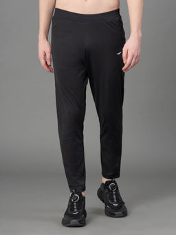 Red Tape - Men'S Black Solid Nylon Spandex Active Wear Jogger