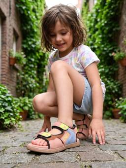 steprite - Girls Velcro Sandal - Peach