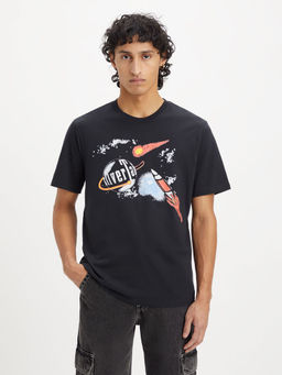 Levi's - Men's Black Relaxed Fit T-Shirt