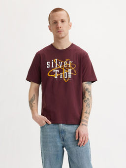 Levi's - Men's Brown Relaxed Fit T-Shirt
