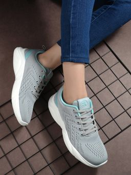 Off Limits - Women Grey Lace Up Running and Gym Shoe