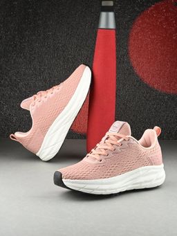 Off Limits - Women Peach Lace-Up Running Shoes
