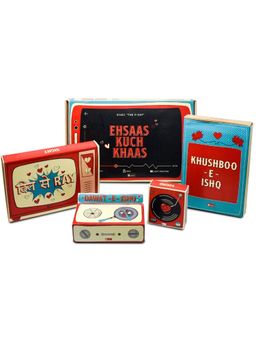 Indigifts - Gift Hamper 5 Senses Kit Gift Set for Lover Valentine Combo Valentine Gift