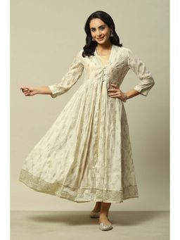 Rangriti - White Floral Maxi Dress