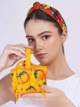 APT FOREVER - Citrus Orange Potli Bag