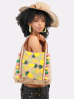 APT FOREVER - Tropical Pineapple Handbag Bag