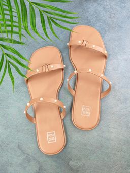 Postcard - Era Slip On Flats In Tan