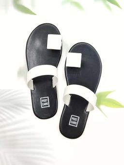 Postcard - Sunrise Slip On Flats In White