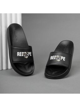 Red Tape - Women Solid Black Sliders