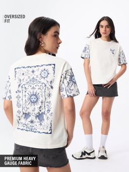 The Souled Store - Tss Originals: Natures Tattoo Women Oversized T-Shirts