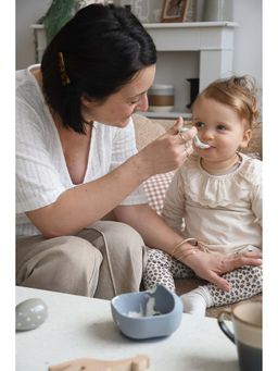 Beaba - Silicone Suction Bowl - Pebble (6-12 months)