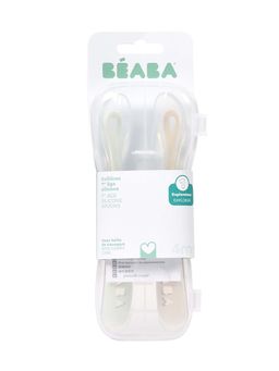 Beaba - 1st Stage Silicone Spoons (6-12 months)