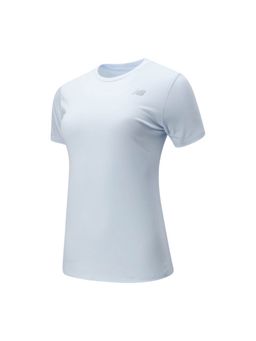 New Balance - Women Half Sleeves Grey T-Shirt