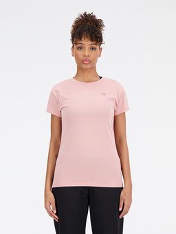 New Balance - Women Half Sleeves Pink T-Shirt