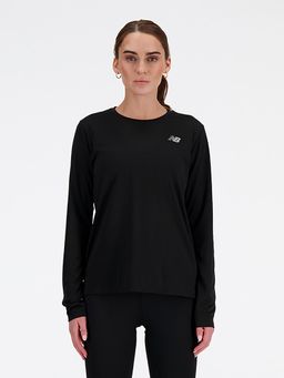 New Balance - Women Full Sleeves Black T-Shirt