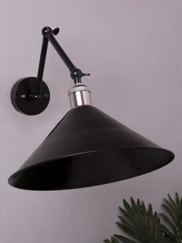 Homesake - Black Barn Triple Swing Wall Light Nickel