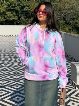 Tandul - Multi-Color Hooded Self Design Full Sleeves Hoodie