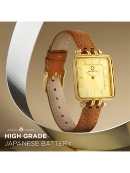 CARLINGTON - Aura Series Gold Analog Women Wrist Watch (209) (M)