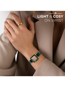 CARLINGTON - Diva Series White Analog Women Wrist Watch (121) (M)