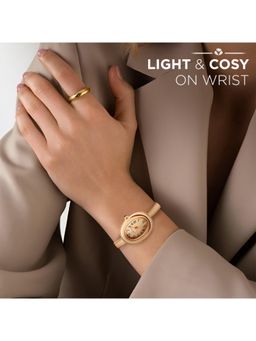 CARLINGTON - Diva Series Rose Gold Analog Women Wrist Watch (122) (M)