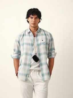 The Bear House - Green Lyocell Checks Shirt