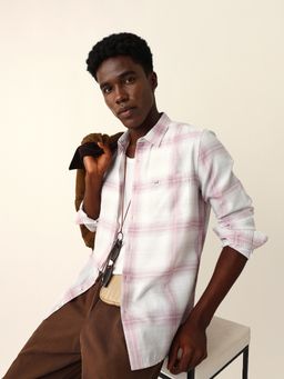 The Bear House - Pink Lyocell Checks Shirt