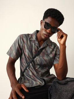 The Bear House - Multi-Color Polyester Printed Shirt